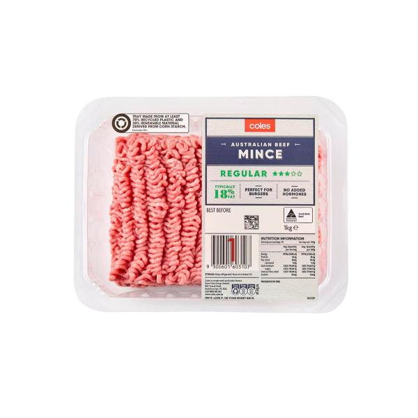 No Added Hormone Beef 3 Star Regular Mince