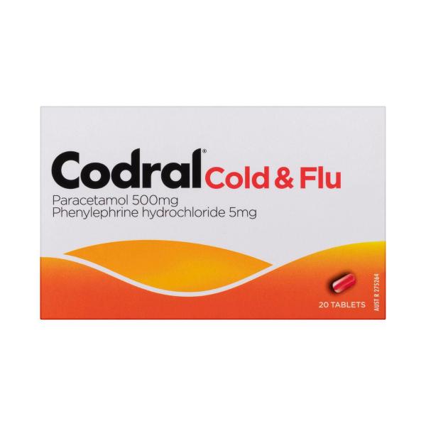 Codral Cold Buy Codral Cold & Flu Tablets 20 Pack | Coles