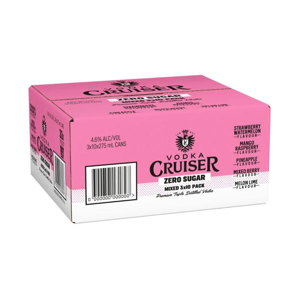 Sugar Free Mixed Pack Can 275ml
