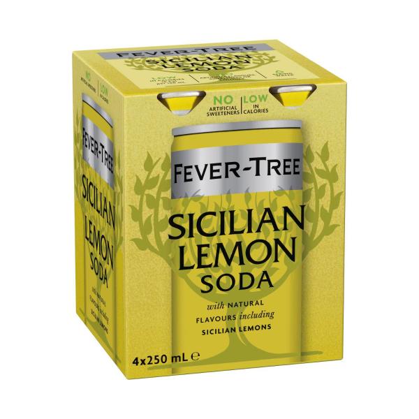 Sicilian Lemon Soda 4x250ml
