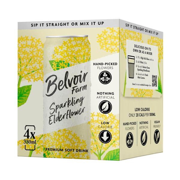 Sparkling Elderflower 4x330mL