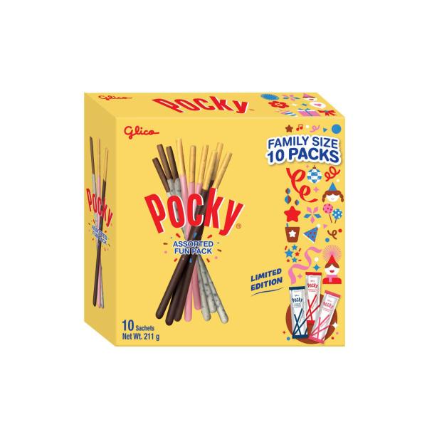 Glico pocky‼️ Pocky 38g Flavor Yogurt & Peach Strawberry, Fruits Crushed イヤホン