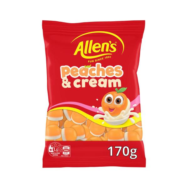 Allen's Peaches & Cream 170g product image