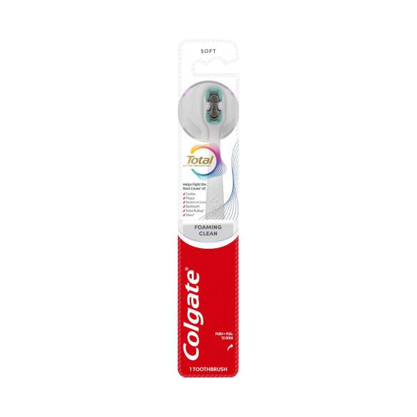 Colgate Total Toothbrush Foaming Clean Soft | 1 Pack – Coles