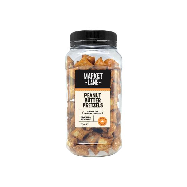 Market Lane Peanut Butter Pretzels 550g product image