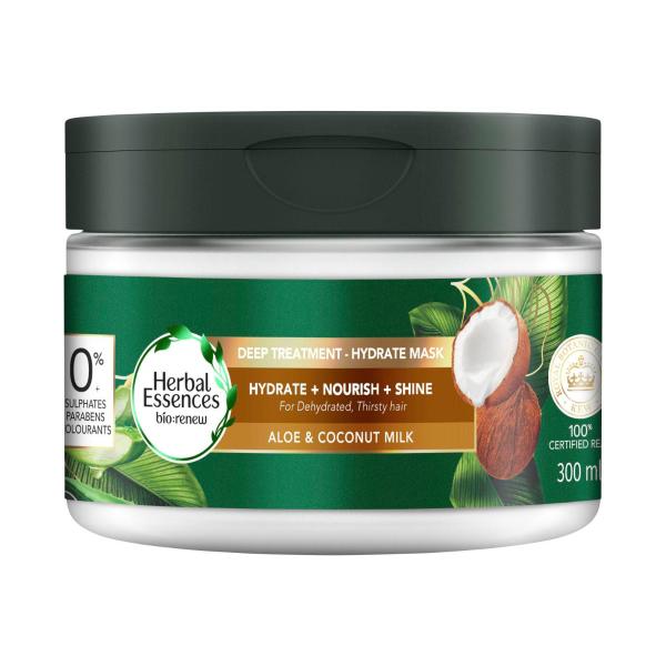 Herbal Essences Bio Renew Coconut Milk & Aloe Deep Hydrate Mask | 300mL – Coles