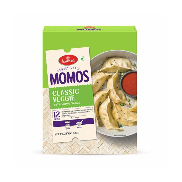 Haldiram's Street Style Classic Veggie Momos 12 Pieces | 325g – Coles