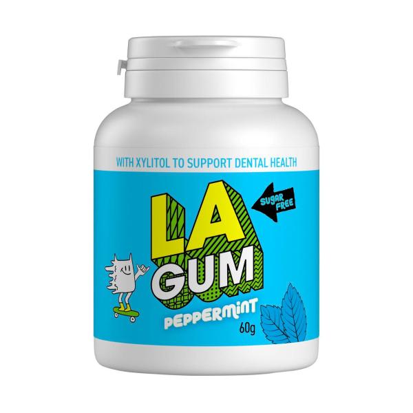 Peppermint Sugar Free Chewing Gum Bottle