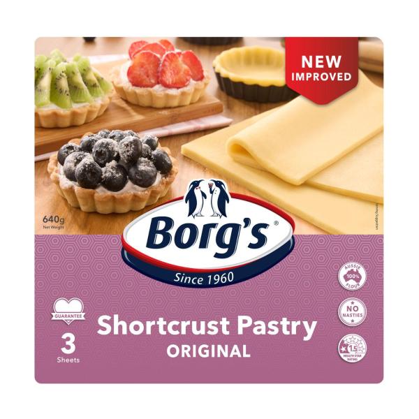 Frz Shortcrust Pastry 3 Sheets
