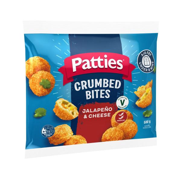 Patties Jalapeno & Cheese Bites | 500 GRAM – Coles