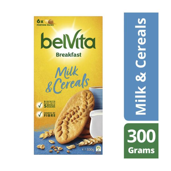 Belvita Breakfast Biscuits Milk & Cereals 6 Pack 300g product image