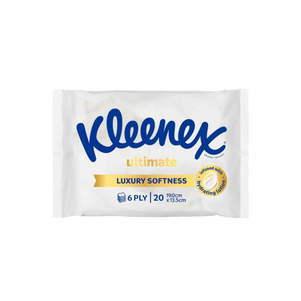 Kleenex Facial Tissue 6 Ply Soft Pack | 20 Pack – Coles