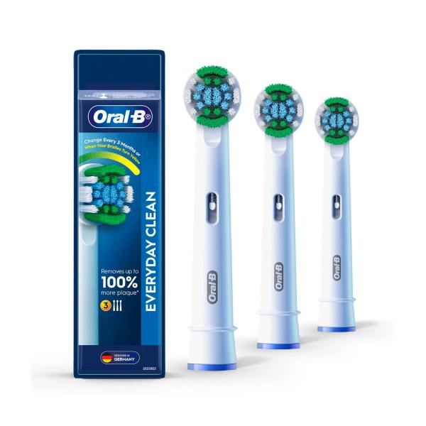 Oral B Everyday Clean Electric Toothbrush Replacement Heads 3 Pack product image