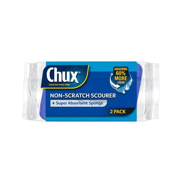 Non-scratch Scourer + Super Absorbent Sponge
