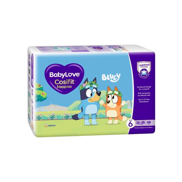 Cosifit Jumbo Nappies Size 6 (15-25kg)