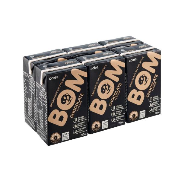 Bom Liquid Breakfast Chocolate 6x250ml