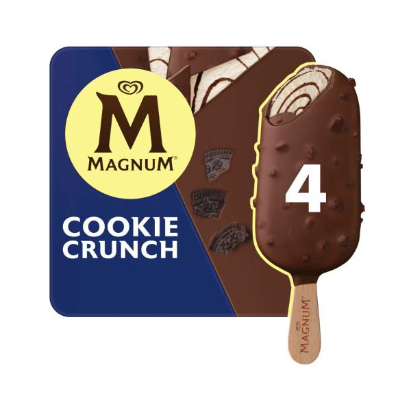 Magnum Cookie Crunch Sticks 4 Pack