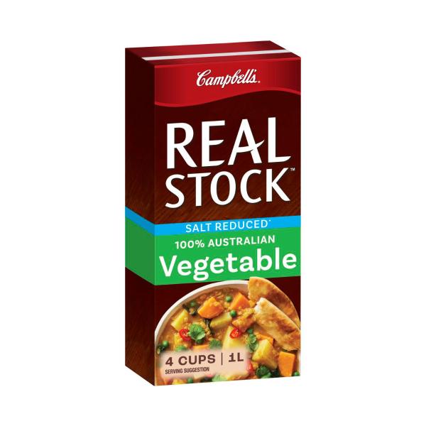 Campbell's Real Stock Vegetable Stock Salt Reduced 1L product image