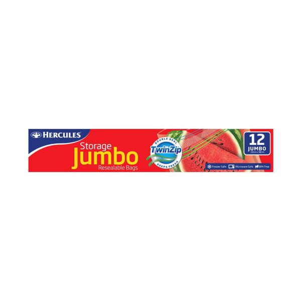 Twinzip Jumbo Storage Resealable Bags