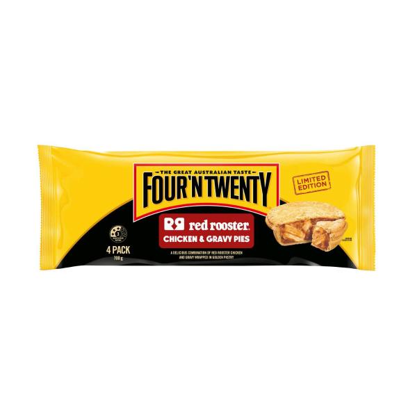 Red Rooster Chicken Pie 4 Pack