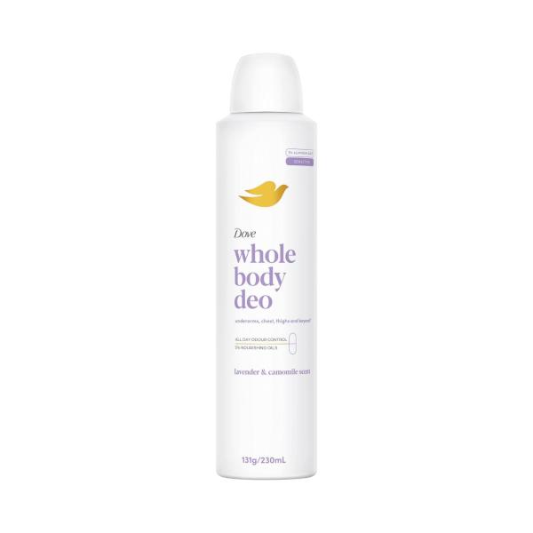 Dove Women Whole Body Deodorant Spray Lavender Camomile 230mL