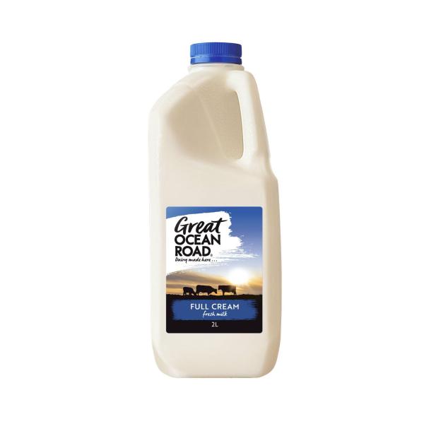 Great Ocean Road Fresh Full Cream Milk 2L product image