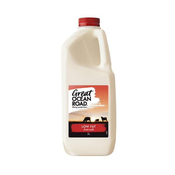 Great Ocean Road Fresh Low Fat Milk 2L product image