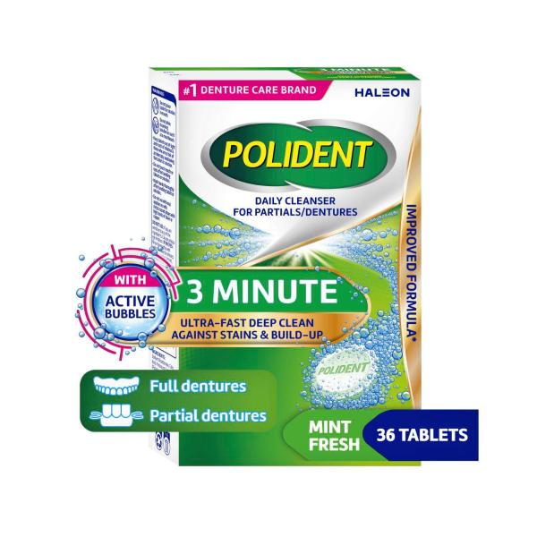 3 Minute Daily Cleanser For Dentures And Partials