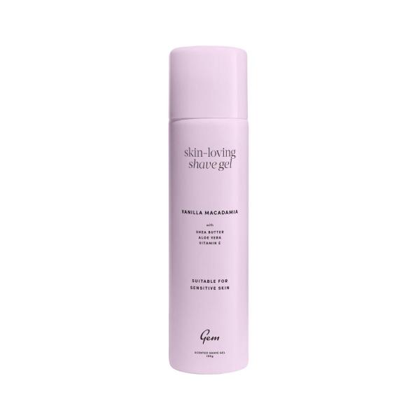 Gem Skin-loving Shaving Gel Vanilla Macadamia | 195g – Coles
