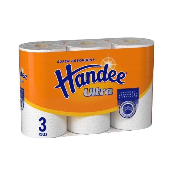 Handee Ultra Paper Towels White 3 pack