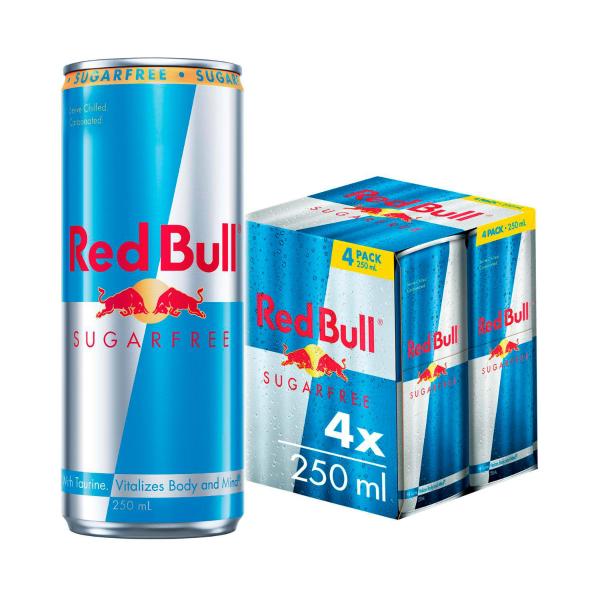 Energy Drink Sugar Free 4x250ml
