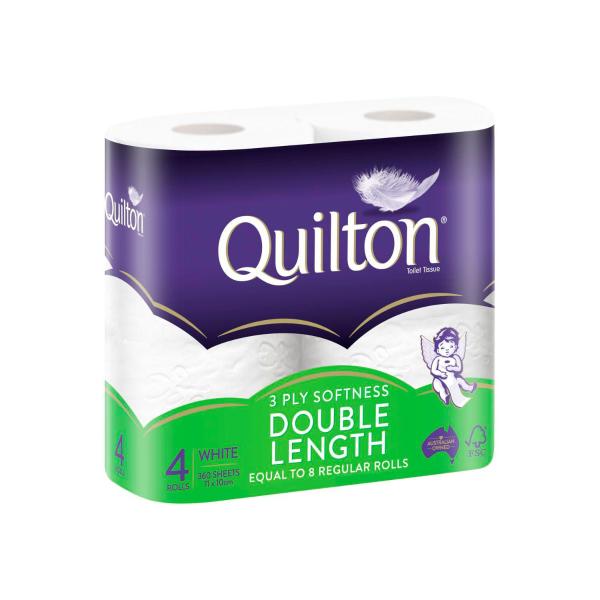 Cushelle Quilted 3Ply Double Size Soft Absorbent Toilet Tissue 32 - View #9