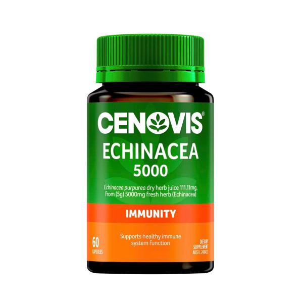 Cenovis Echinacea 5000 Capsules For Immune Support 60 pack product image