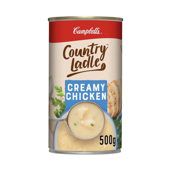 Campbell's Country Ladle Soup Can Creamy Chicken 500g product image