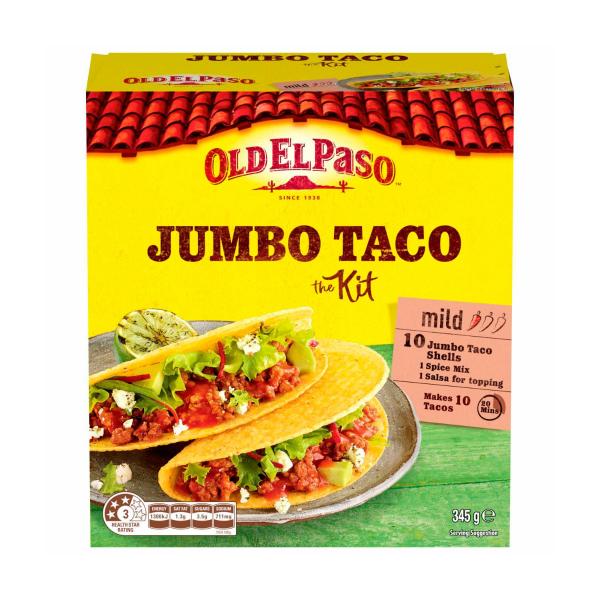 Jumbo Taco Kit Mexican Style