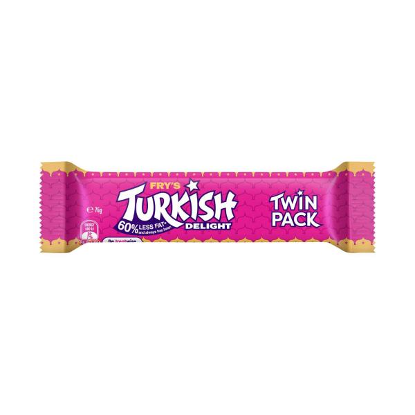 Turkish Delight Milk Chocolate Bar Twin Pack