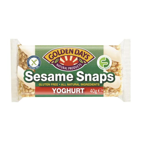 Gluten Free Yoghurt Sesame Snaps
