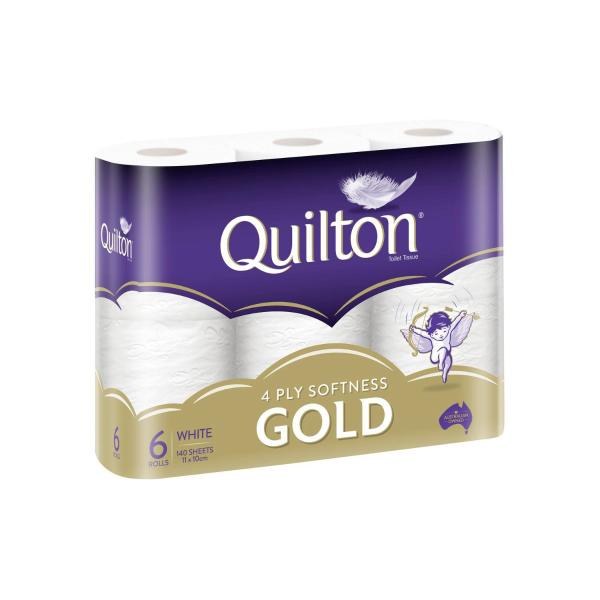 4 Ply White Gold Toilet Paper
