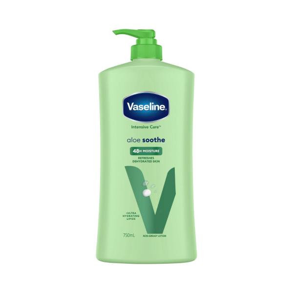 Vaseline Moisturising Body Lotion Intensive Care Aloe Smooth 750mL product image