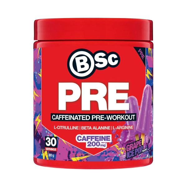 Pre Caffeinated Pre - Workout Grape Ice Pop