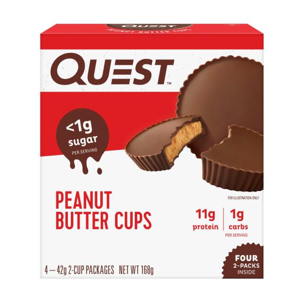 Quest Peanut Butter Cups Multipack 4 Pack 168g product image
