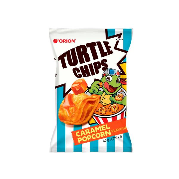 Turtle Chips Caramel Popcorn Flavour