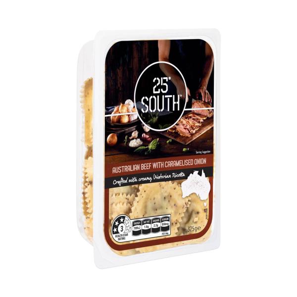 Australian Beef With Caramelised Onion Ravioli
