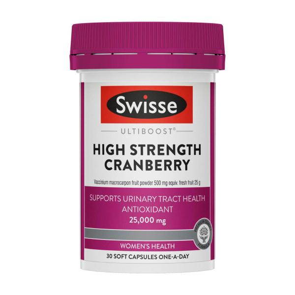 Swisse Ultiboost Hs Cranberry Capsules | 30 Pack – Coles