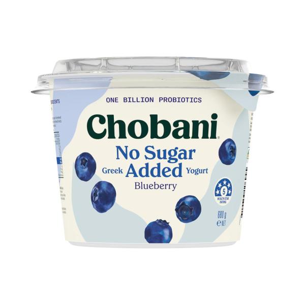 No Sugar Added Greek Yogurt Blueberry