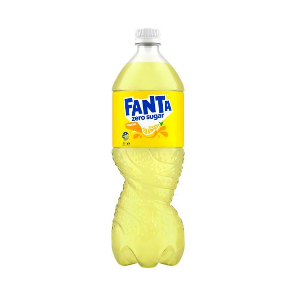 Fanta Zero Sugar Lemon Flavours Pet Soft Drink Bottle | 1.25L – Coles