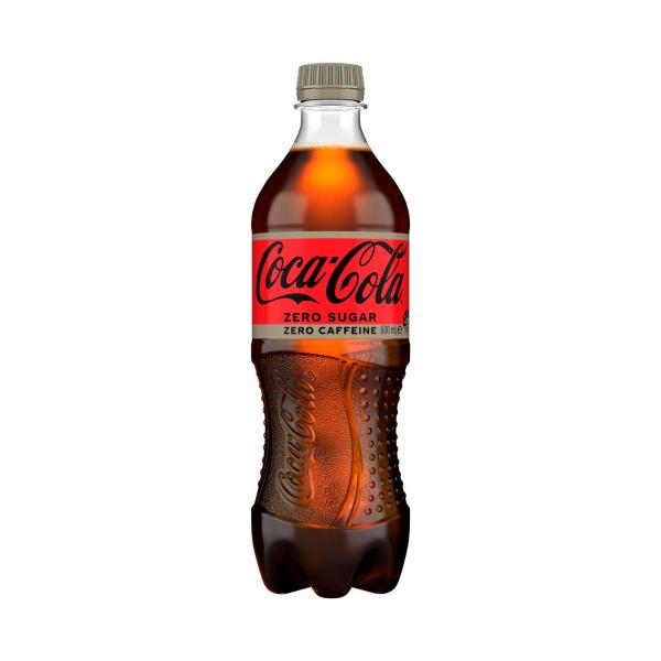 Coca-Cola Zero Caffeine Zero Sugar Soft Drink 600mL