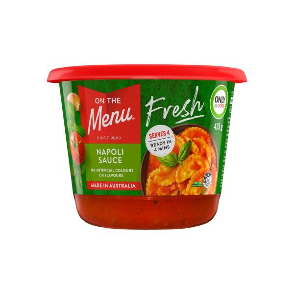 On The Menu Fresh Napoli Sauce 425g product image