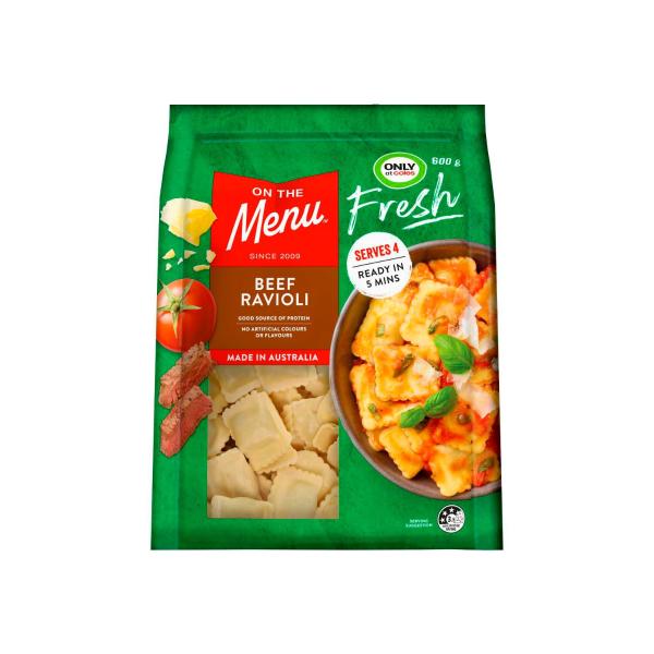 Fresh Pasta Beef Ravioli